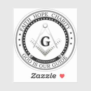 Freemasonsymbool Sticker