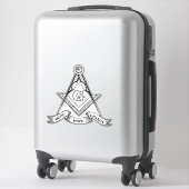 Freemasonsymbool Sticker (Koffer)