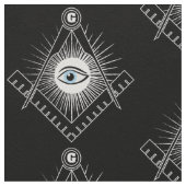 Freemasonsymbool Stof (Close Up)