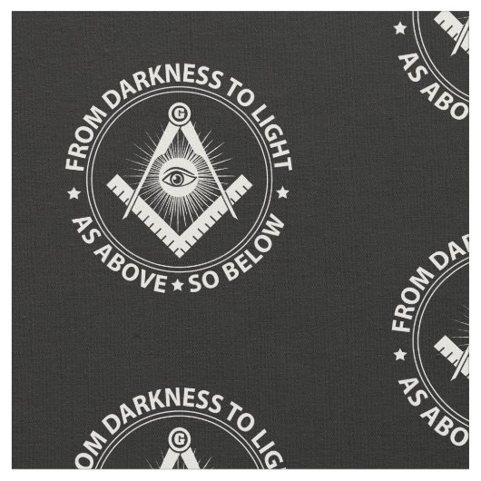 Freemasonsymbool Stof (Close Up)