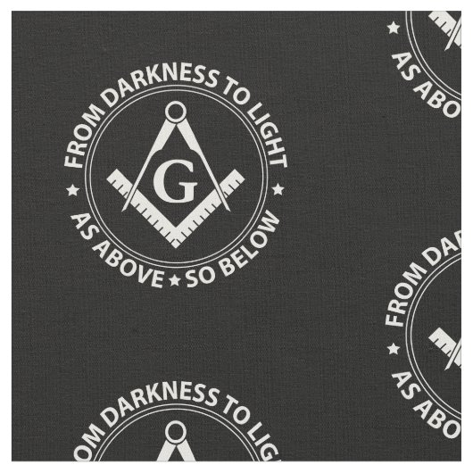 Freemasonsymbool Stof (Close Up)