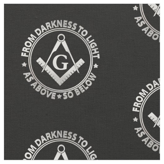 Freemasonsymbool Stof (Close Up)