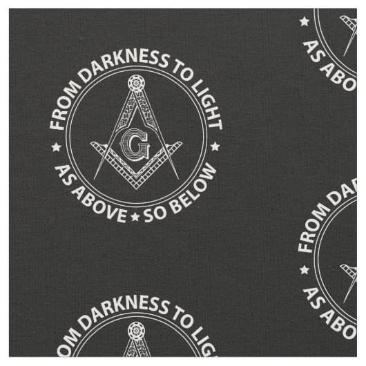 Freemasonsymbool Stof (Close Up)