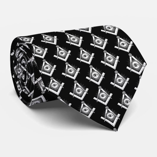 Freemasonsymbool Stropdas (Opgerold)