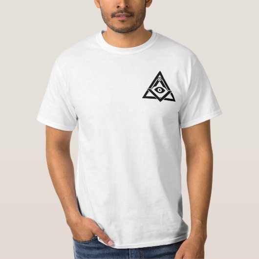 Freemasonsymbool T-shirt (Voorkant)
