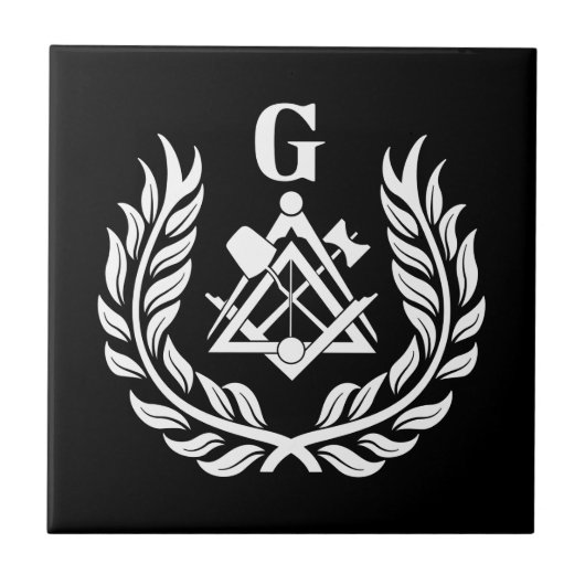 Freemasonsymbool Tegeltje (Voorkant)