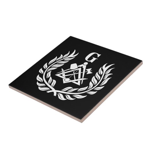 Freemasonsymbool Tegeltje (Zijkant)