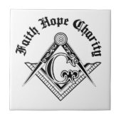 Freemasonsymbool Tegeltje (Voorkant)