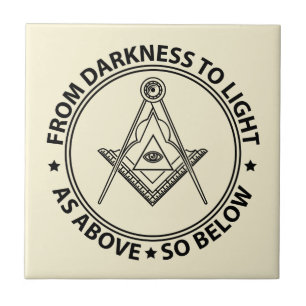 Freemasonsymbool Tegeltje
