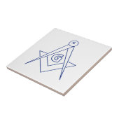 Freemasonsymbool Tegeltje (Zijkant)