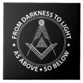 Freemasonsymbool Tegeltje (Voorkant)