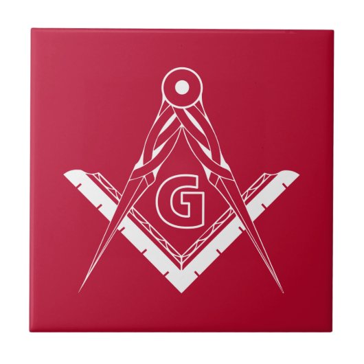 Freemasonsymbool Tegeltje (Voorkant)