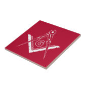 Freemasonsymbool Tegeltje (Zijkant)