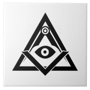 Freemasonsymbool Tegeltje