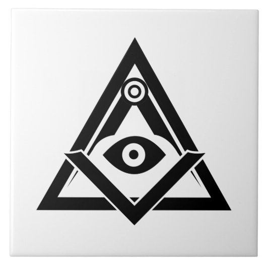 Freemasonsymbool Tegeltje (Voorkant)