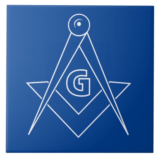 Freemasonsymbool Tegeltje (Voorkant)