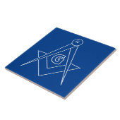 Freemasonsymbool Tegeltje (Zijkant)