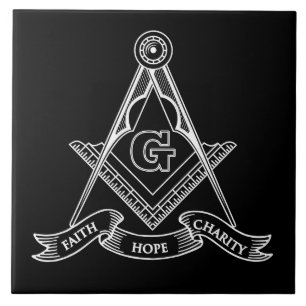 Freemasonsymbool Tegeltje