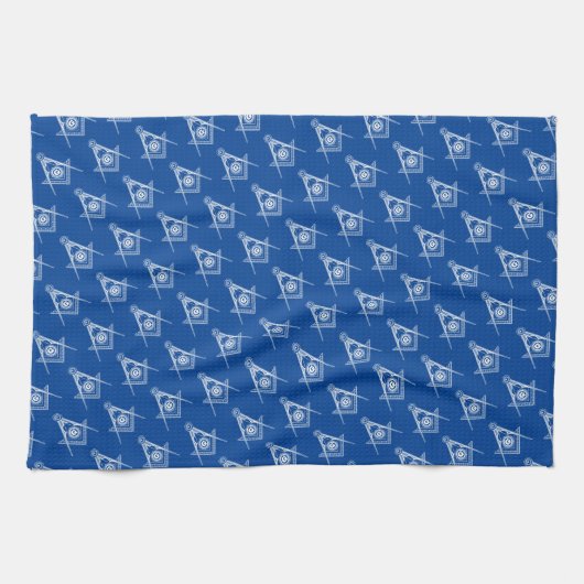 Freemasonsymbool Theedoek (Horizontaal)