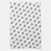 Freemasonsymbool Theedoek (Verticaal)