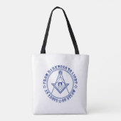 Freemasonsymbool Tote Bag (Achterkant)