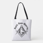 Freemasonsymbool Tote Bag (Achterkant)