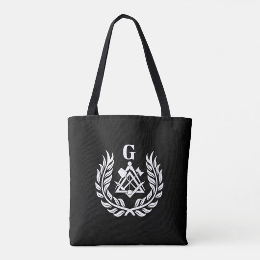 Freemasonsymbool Tote Bag (Achterkant)