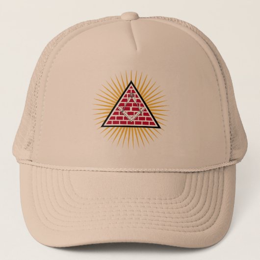 Freemasonsymbool Trucker Pet (Voorkant)