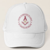 Freemasonsymbool Trucker Pet (Voorkant)