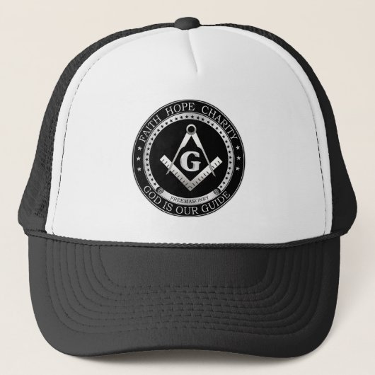 Freemasonsymbool Trucker Pet (Voorkant)