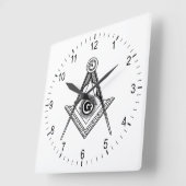 Freemasonsymbool Vierkante Klok (Hoek)