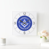 Freemasonsymbool Vierkante Klok (Huis)