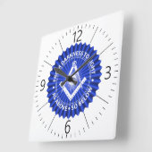 Freemasonsymbool Vierkante Klok (Hoek)