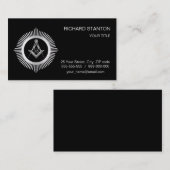 Freemasonsymbool Visitekaartje (Voorkant / Achterkant)
