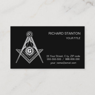 Freemasonsymbool Visitekaartje