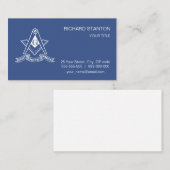 Freemasonsymbool Visitekaartje (Voorkant / Achterkant)