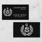 Freemasonsymbool Visitekaartje (Voorkant / Achterkant)