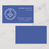 Freemasonsymbool Visitekaartje (Voorkant / Achterkant)