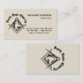 Freemasonsymbool Visitekaartje (Voorkant / Achterkant)