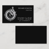 Freemasonsymbool Visitekaartje (Voorkant / Achterkant)
