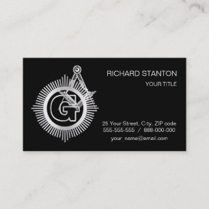Freemasonsymbool Visitekaartje