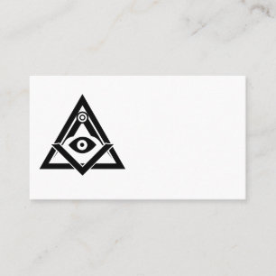 Freemasonsymbool Visitekaartje