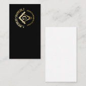 Freemasonsymbool Visitekaartje (Voorkant / Achterkant)