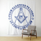 Freemasonsymbool Wandkleed (In situ)