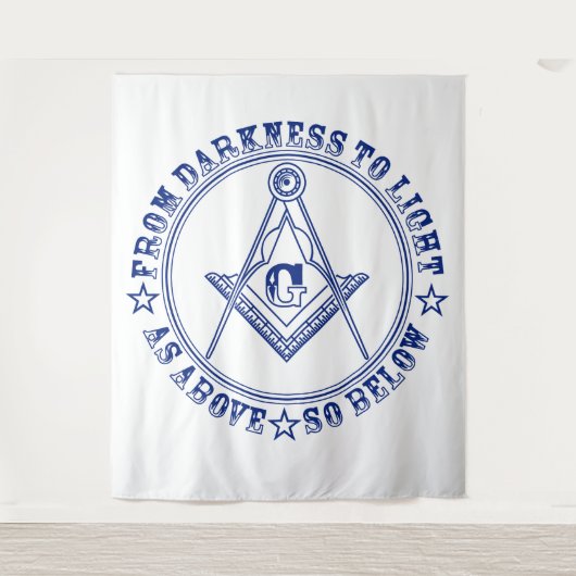 Freemasonsymbool Wandkleed (Voorkant)