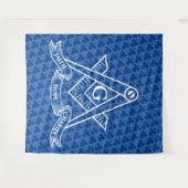 Freemasonsymbool Wandkleed (Voorkant (horizontaal))