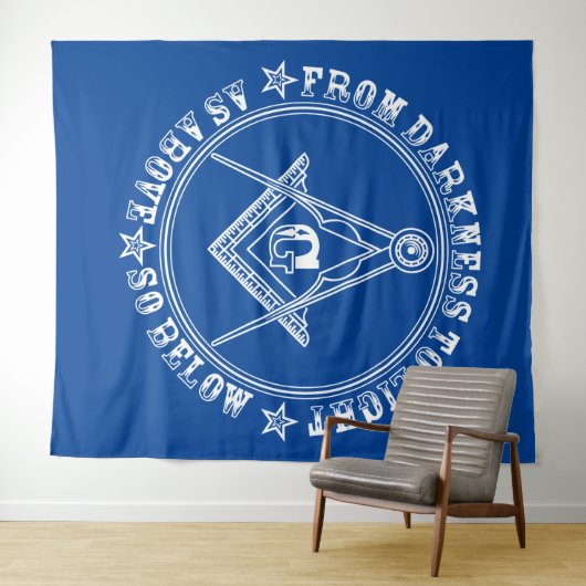 Freemasonsymbool Wandkleed (In Situ (horizontaal))