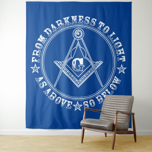 Freemasonsymbool Wandkleed (In situ)