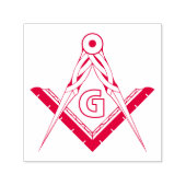 Freemasonsymbool Zelfinktende Stempel (Design)
