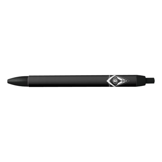 Freemasonsymbool Zwarte Inkt Pen (Voorkant)